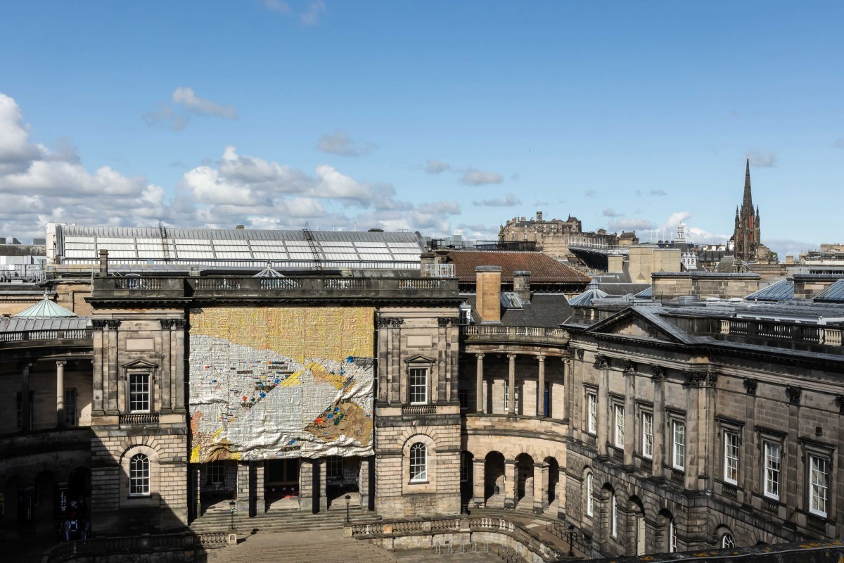 Talbot Rice Gallery installation in Old College.