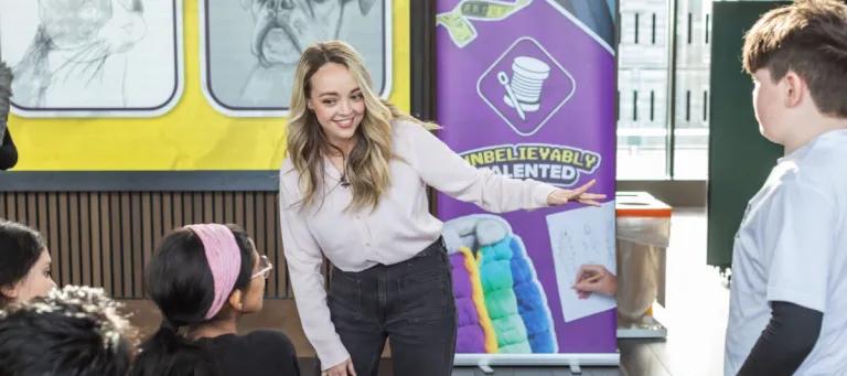 An Unbelievably Creative session for school children