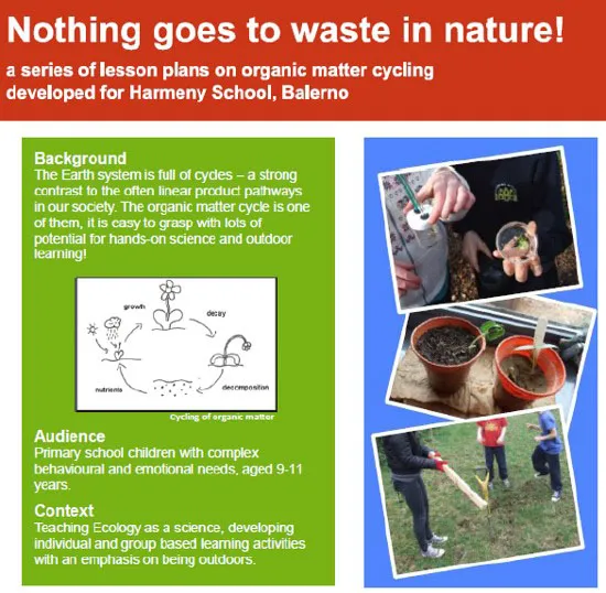 Geoscience materials for schools