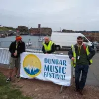 Dunbar music festival. Staff volunteering.