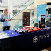 A Maths Week stall in Waverley Market