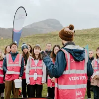 Volunteering at the Holyrood Park Run
