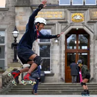 Demonburgh perform at the launch for the Community Plan 2025-30