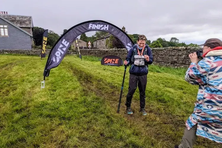 Dr Chloe Cutler-Burton, Montane Spine Summer Challenger South. Staff volunteering.