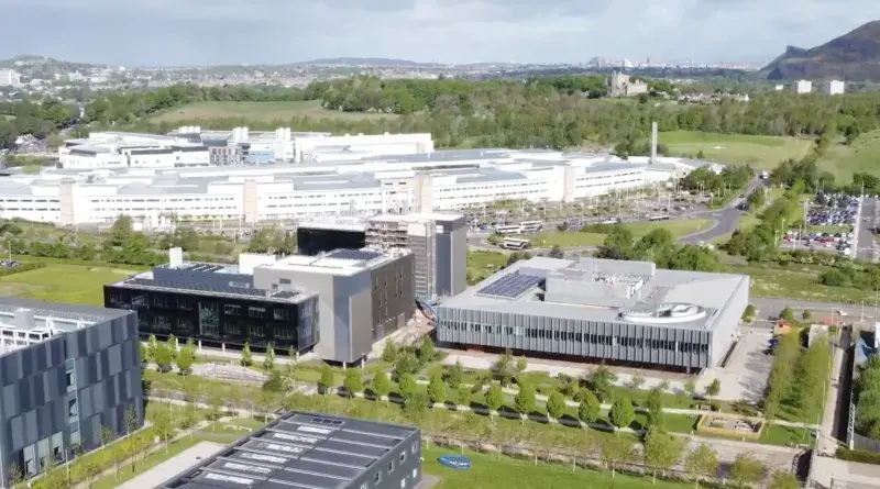 Drone shot of Bioquarter