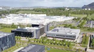 Drone shot of Bioquarter