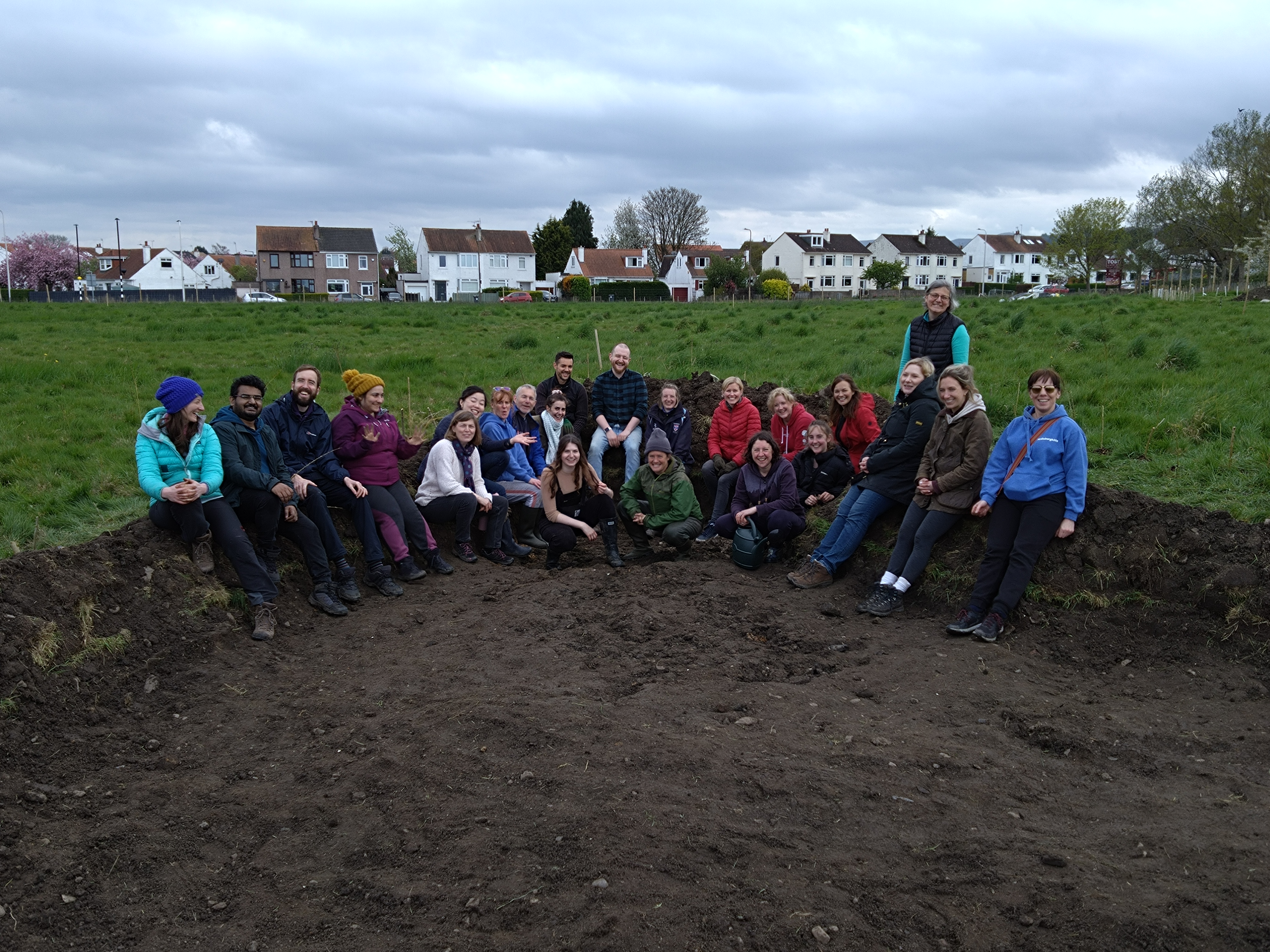 EI volunteers at Lauriston Farm