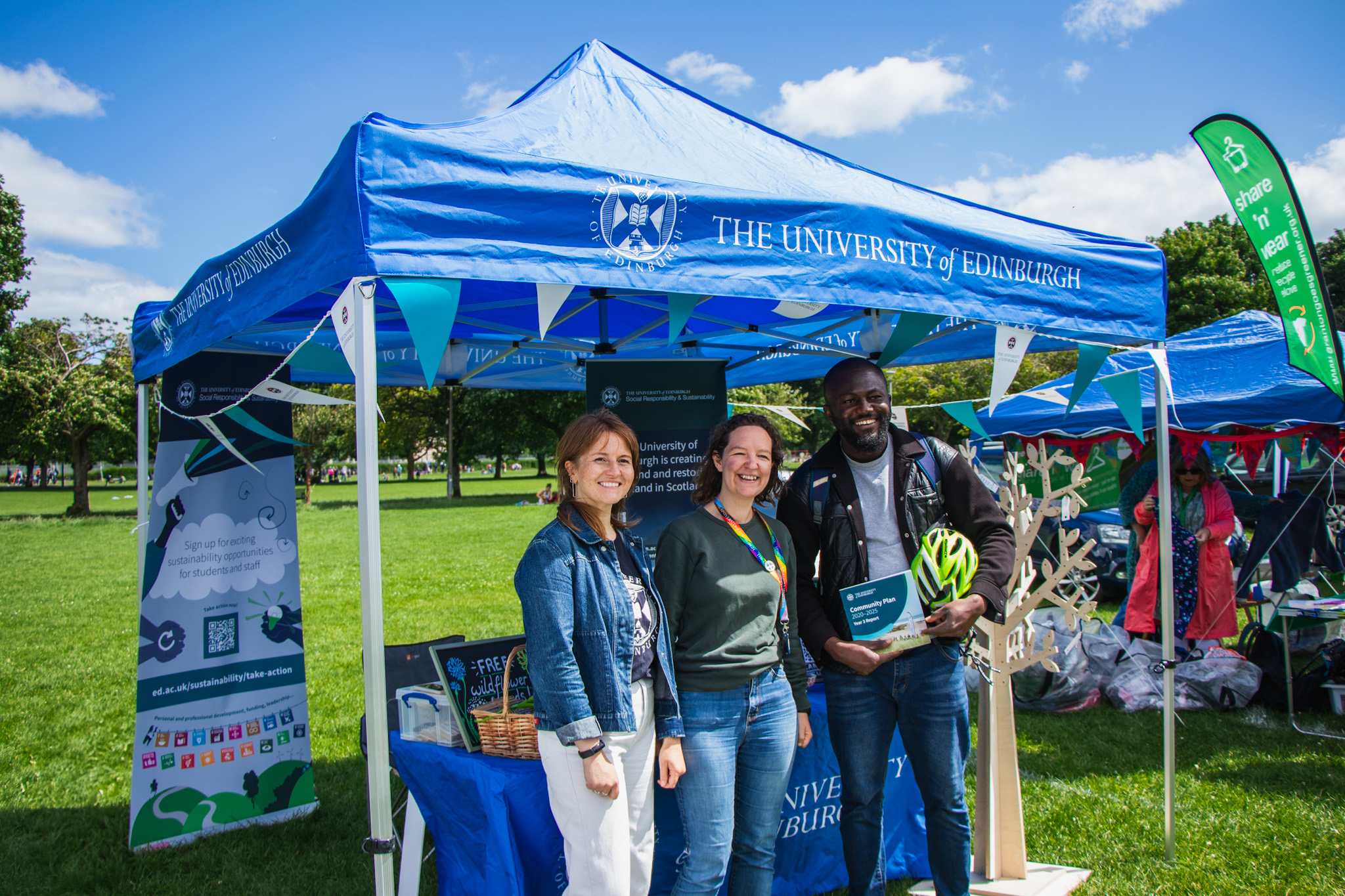 UoE Stall at Edinburgh Climate Festival