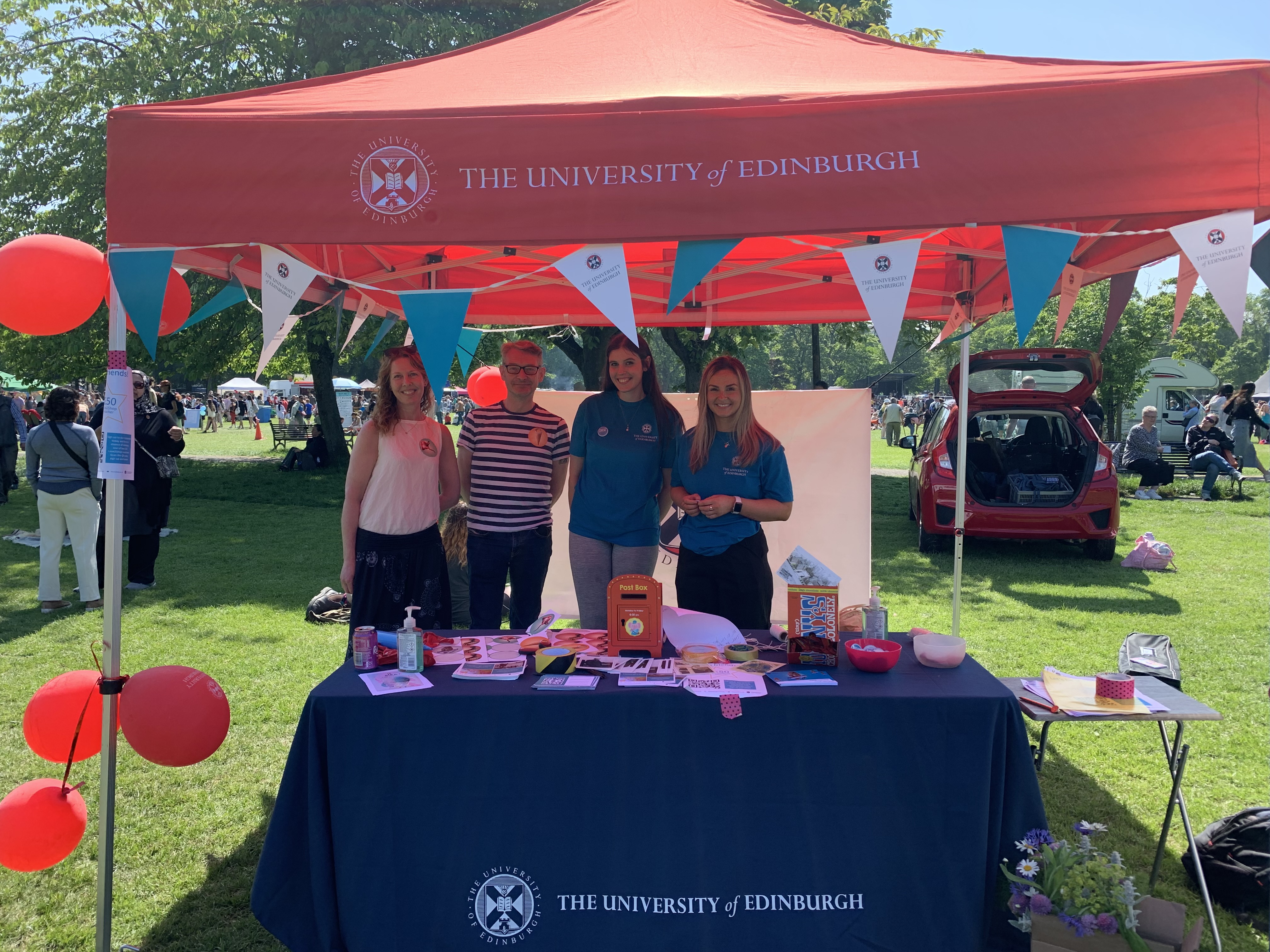 Meadows Festival 2023 University of Edinburgh stall