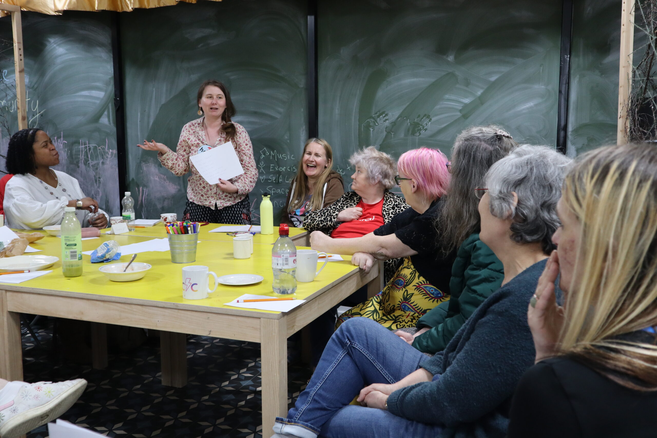 Mental Health – Imagining Beyond - wellbeing collective ways of working meeting, courtesy of the Community Wellbeing Collective