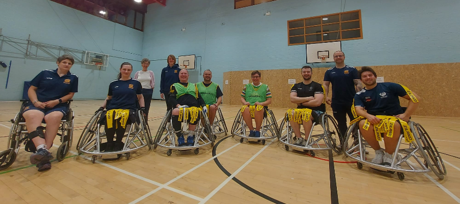 Edinburgh Giants at Edinburgh University Pleasance Sports Complex & Gym for training session.