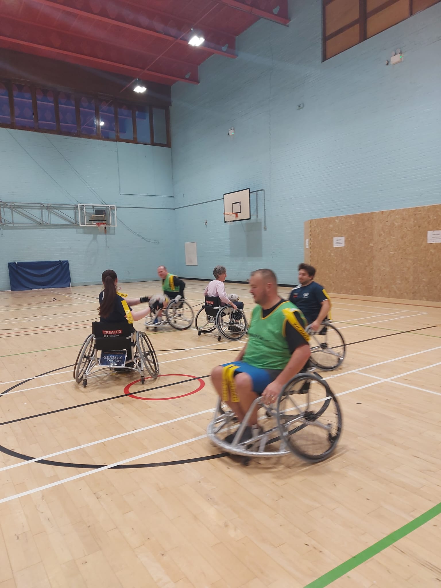 Edinburgh Giants in action at Edinburgh University Pleasance Sports Complex & Gym for training session.